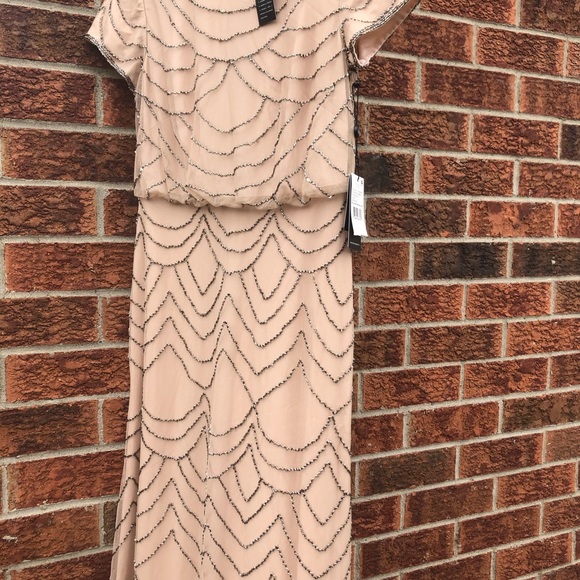 Adrianna Pappell Beaded blouson gown NWT - Picture 6 of 7